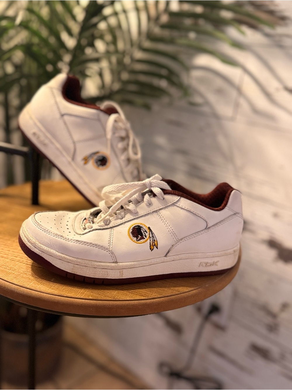Rare & Vintage Washington Redskins Leather Low Top Sneaker